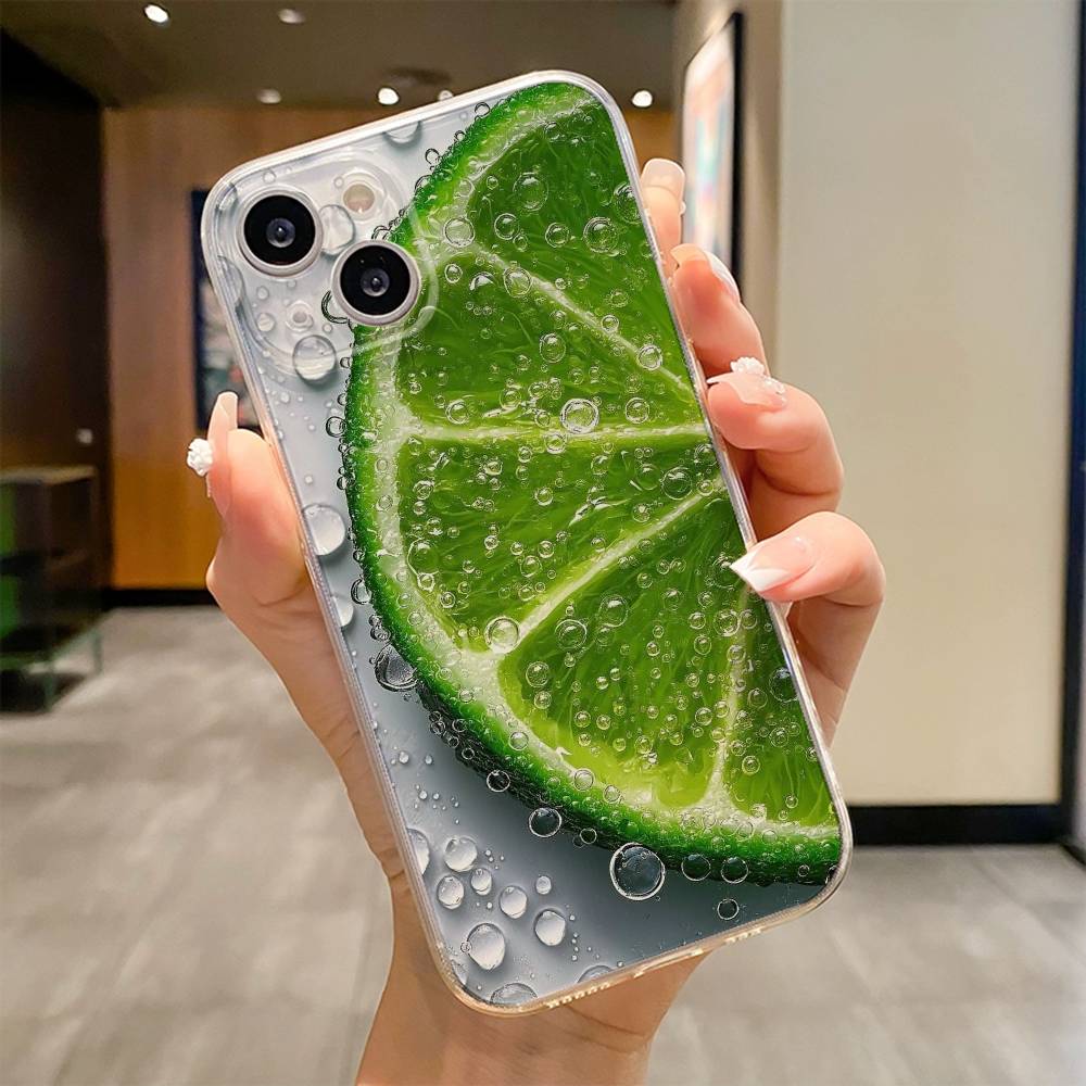 Summer Fruit Phone Case For iPhone 17 16e 16 15 14 13 12 11mini Pro Max X XR XSMAX 8 7 Air Plus Soft Cover