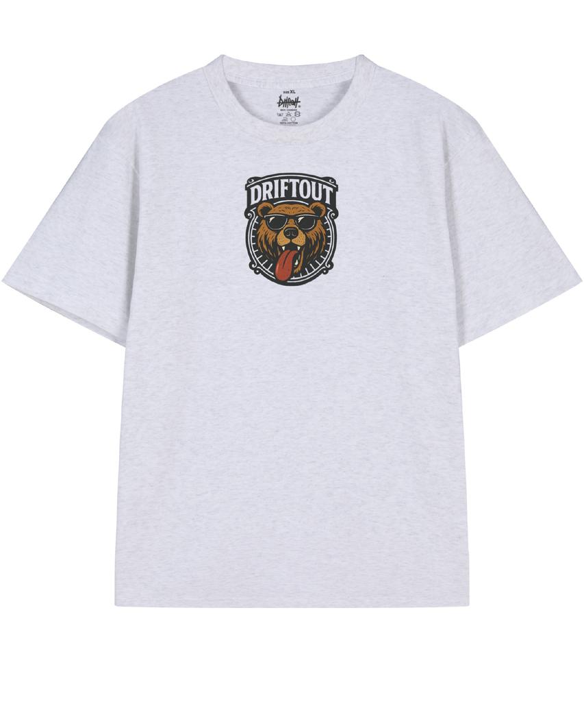 DRIFTOUT Wild Tongue-Out Bear Short Sleeve T-Shirt (3 Colors)