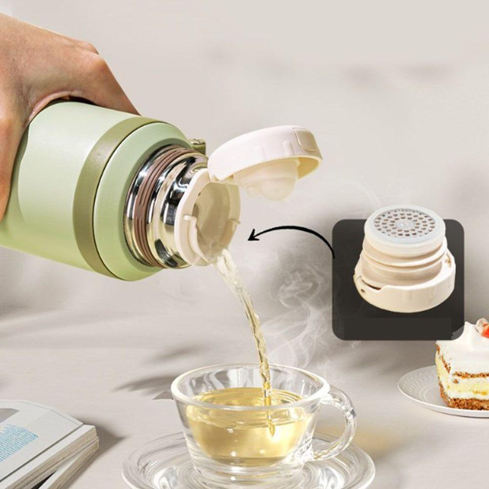 With Rope Sports Insulated Kettle Tea Water Separation Thermos Bottle Outdoor