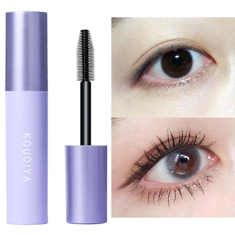 5D Silk Fiber Mascara Lash Black Mascara Voděodolná řasenka, která se nerozmazává, Prodlužování řas Husté prodloužení řas Kosmetika