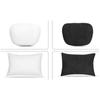 For Tesla Model 3 Y Flocking/Leather Car Seat Neck Pillow Soft Memory Neck Pillow Headrest Lumbar Support Car Universal