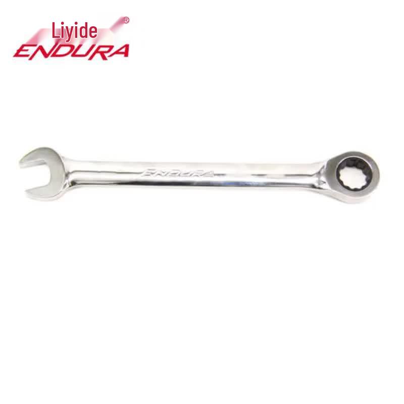 ENDURA Fully Polished Ratchet Combination Wrench 8mm