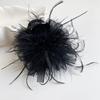 Autumn and Winter New Style Super Fairy Feather Catch Clip Large Hair Volume Large Back of The Head Shark Clip Pure Desire Wind Hair Clip Headdress