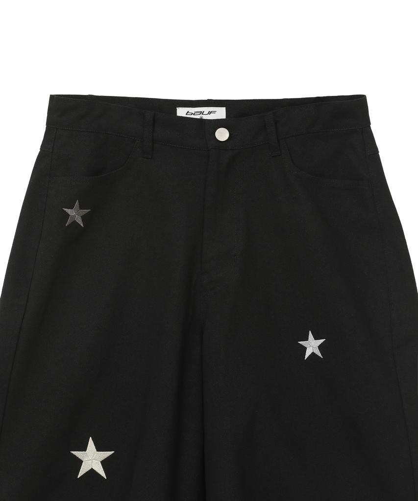 BAUF Star Symbol Bermuda Pants [Black]