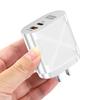 LED Light-up Dual Port Fast Charger 20W PD + 4A QC3.0 (US/EU/UK)