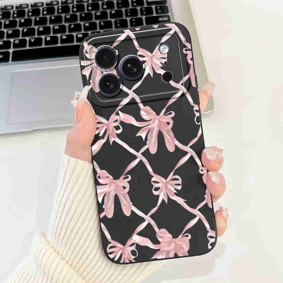 For Apple iPhone 17 Pro Max Case Luxury Painted Back Cover 6.56'' Silicone Soft Phone Case For iPhone17 iPhone 17 Pro Max Bumper