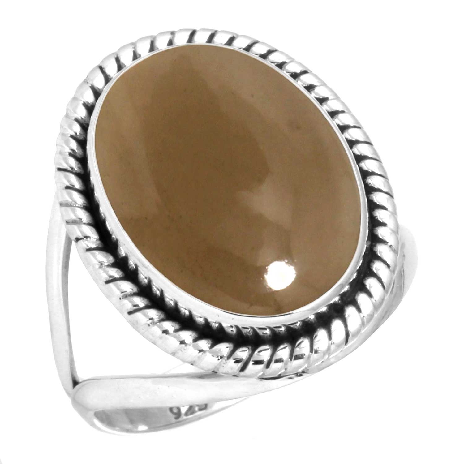 

Кольцо из стерлингового серебра 925 пробы Женское Драгоценный камень Ручная работа Ювелирные изделия Подарок на День матери Малахит Лунный камень Розовый кварц Красный камень Дымчатый топаз Тигровый глаз Мода 9.5 дымчатый топаз