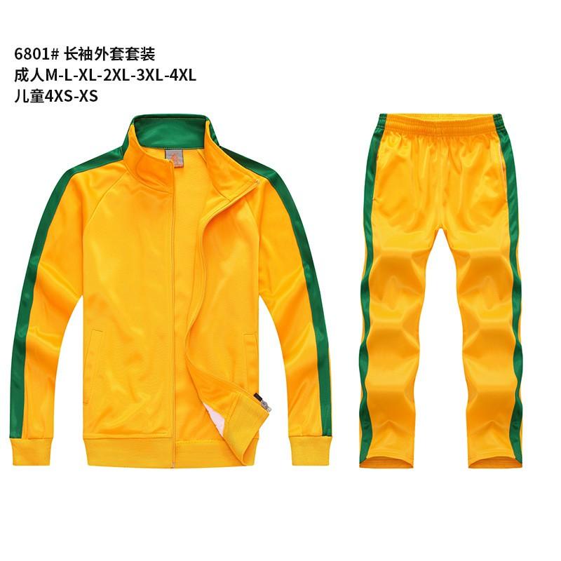 Unisex Long Sleeve Training Sweatshirt Set Kids Adults Outdoor Sports Running Basketball