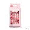 Round Head Wearable Acrylic Artificial Nail Full Cover Nail Tips Christmas Series False Nails Kids Fake Nail Manicure Tool