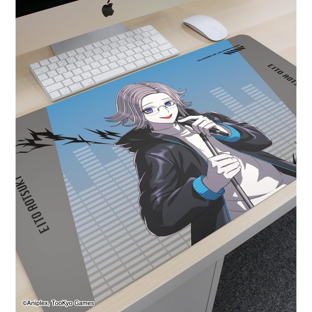 HUNDRED LINE Final Defense Academy Original Aotsuki Eito Rock Band Desk Mat Illustration Ver. Multi-Function