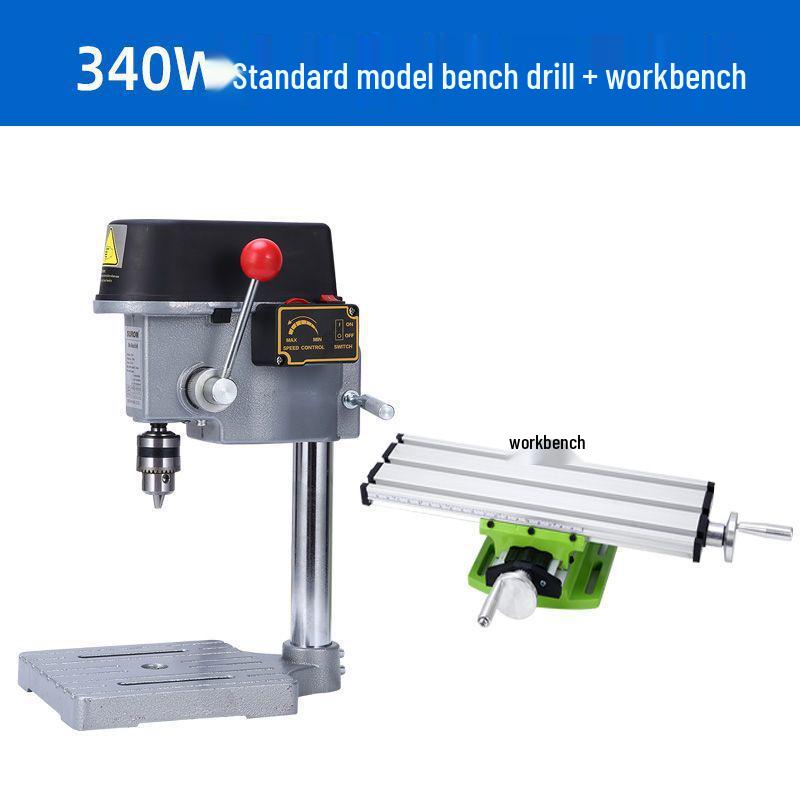 High-Precision 220V Mini Drill Press for Household and Industrial Woodworking