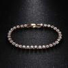 1Pc Crystal Rhinestone Jewelry Gold/Silver Color Bracelet Chain Women Bridesmaid Girls Wedding Party Hot Sale Gift Cuff Bracele