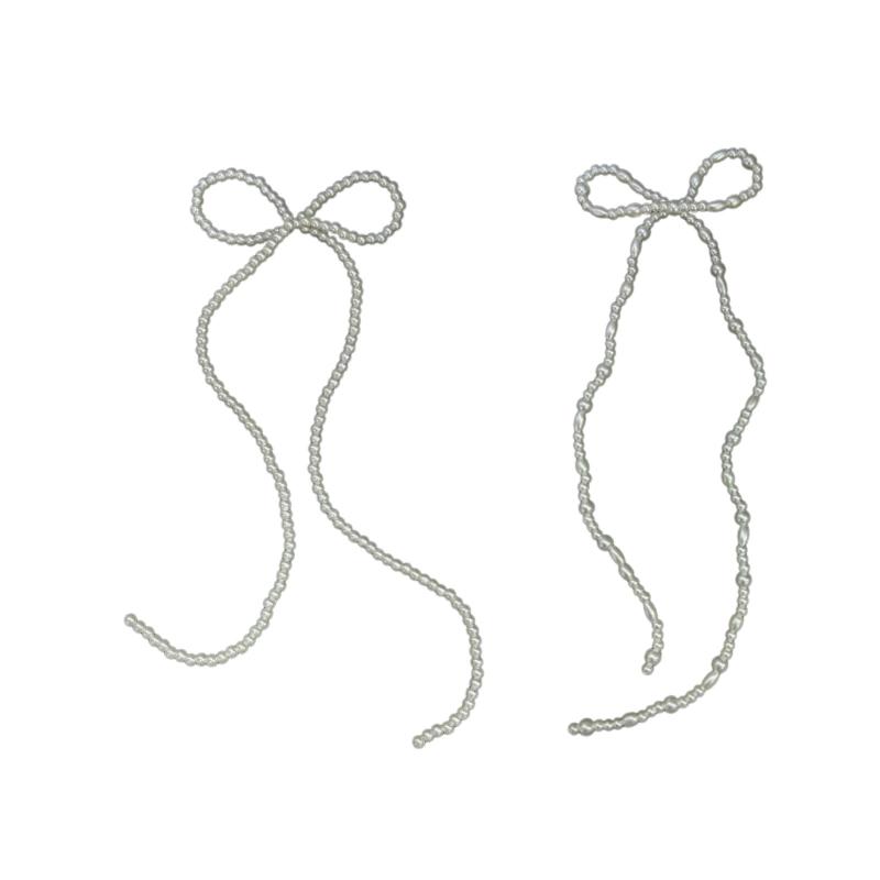 Handcrafted Jewelry Making Supplies Beautiful Beaded Bowknot Decoration Unique Jewelry Accessory for Craft Projects