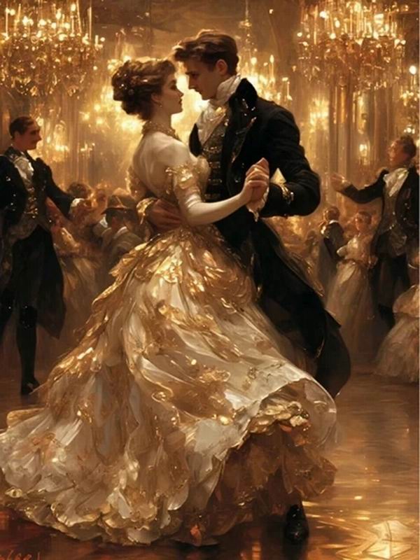 Diamond Painting New Collection 2024 Romantic Couple Dance Partners Diy Full Square Round Drill Rhinestone Embroidery Mosaic Cross Stitch Kits