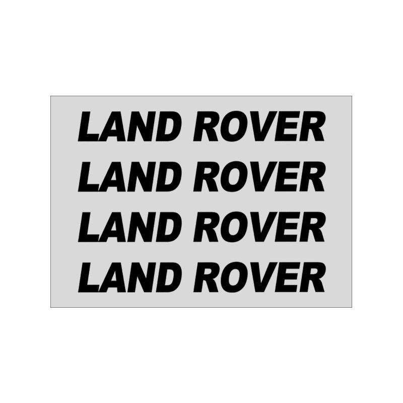 

4 шт. Наклейки на дверные ручки автомобиля Наклейки на шины Зеркало заднего вида Эмблема для Land Rover Discovery Range Rover Evpque Defender Автомобильные очки Rover L322 L405 чёрный