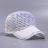 Lightweight Woman Shiny Cap Breathable Rhinestone Visor Hats  Outdoor Sports