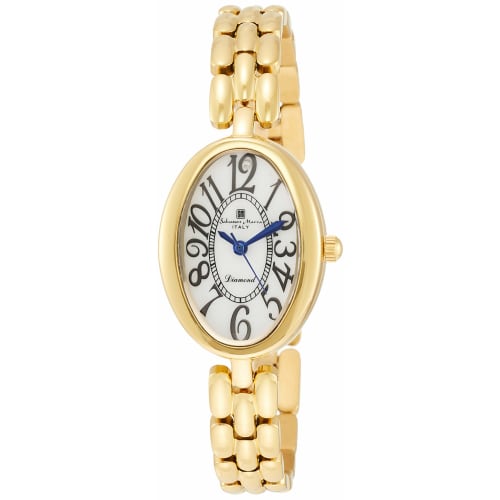 

Salvatore Marra Women s Watch, Cute, SM17152-GDWH, Authentic Imported, Silver