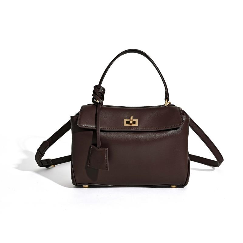 New Leather Tote Bag Women's Large-capacity Shoulder Messenger Bag Commuter Underarm Bag Versatile Light Luxury High-end Bag