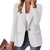  Autumn Long Sleeve Solid Color Oversized Blazer Women's Jacket