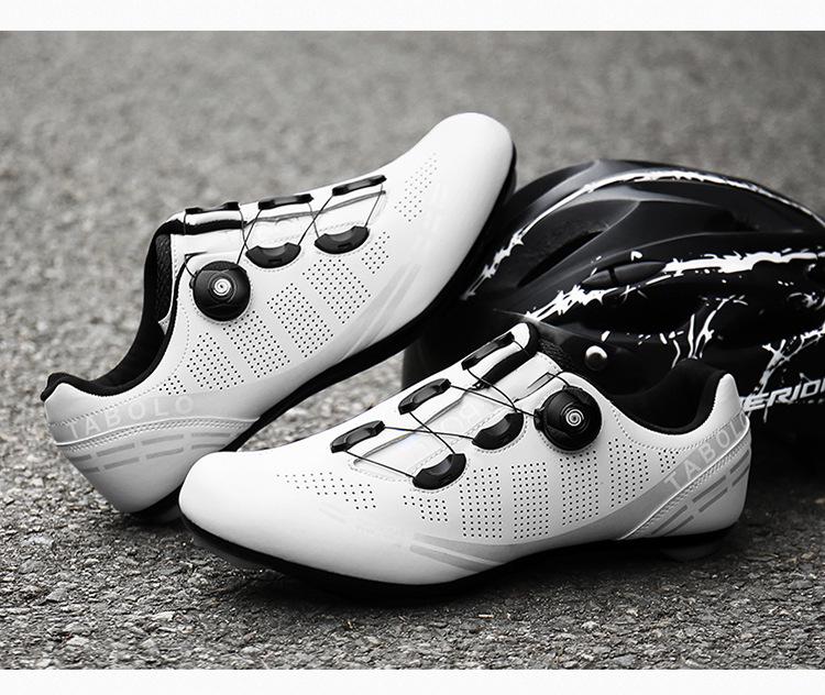 Unisex Mountain and Road Cycling Shoes with Hard Soles and Lock System