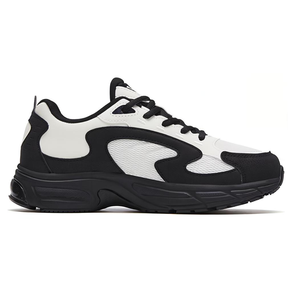 Anta Comfortable Cushioning Slip Resistant Abrasion Resistant Low top Running Shoes Women's White Black 122315503-8
