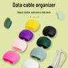 Multi-Hole Self-Adhesive Cable Organizer and Power Cord Holder