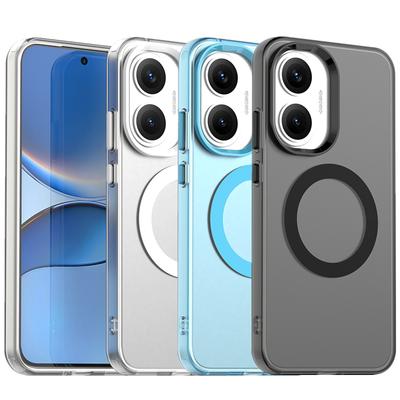 Custodia di Ricarica Wireless Magnetica Per Xiaomi Poco F7 5G Cover Colori Caramella Guscio Posteriore Trasparente Fundas Coque