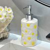 Ceramic hand soap shampoo body wash dispensing bottles mouthwash cups soap dishes lotion press bottles   shampoo dispenser