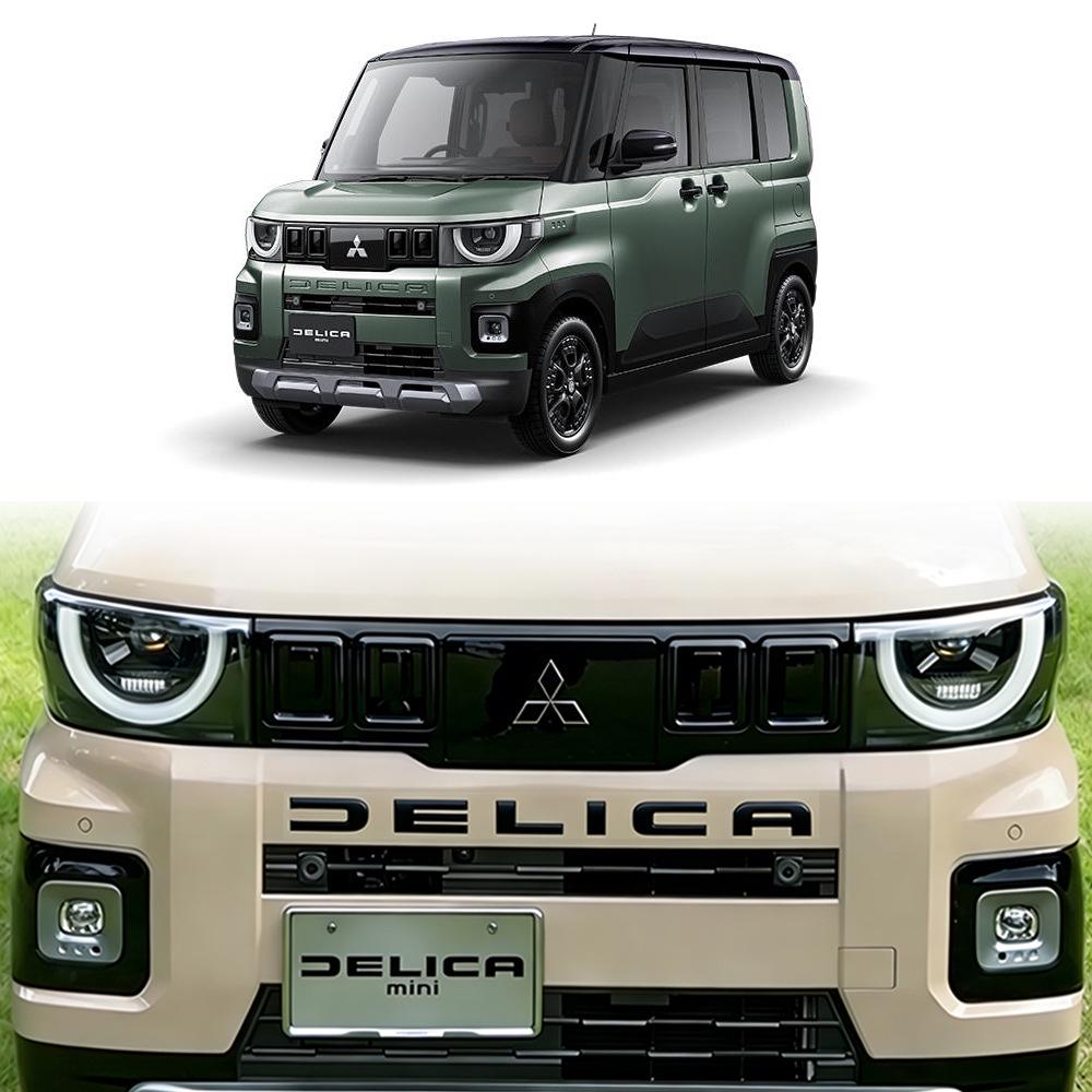 25-26 Mitsubishi Delica Mini Front Logo Letter Sticker Accessory