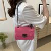 Trendy Retro Chain Shoulder Bag For Women Stylish Square Crossbody Bag 2024 New Fashion