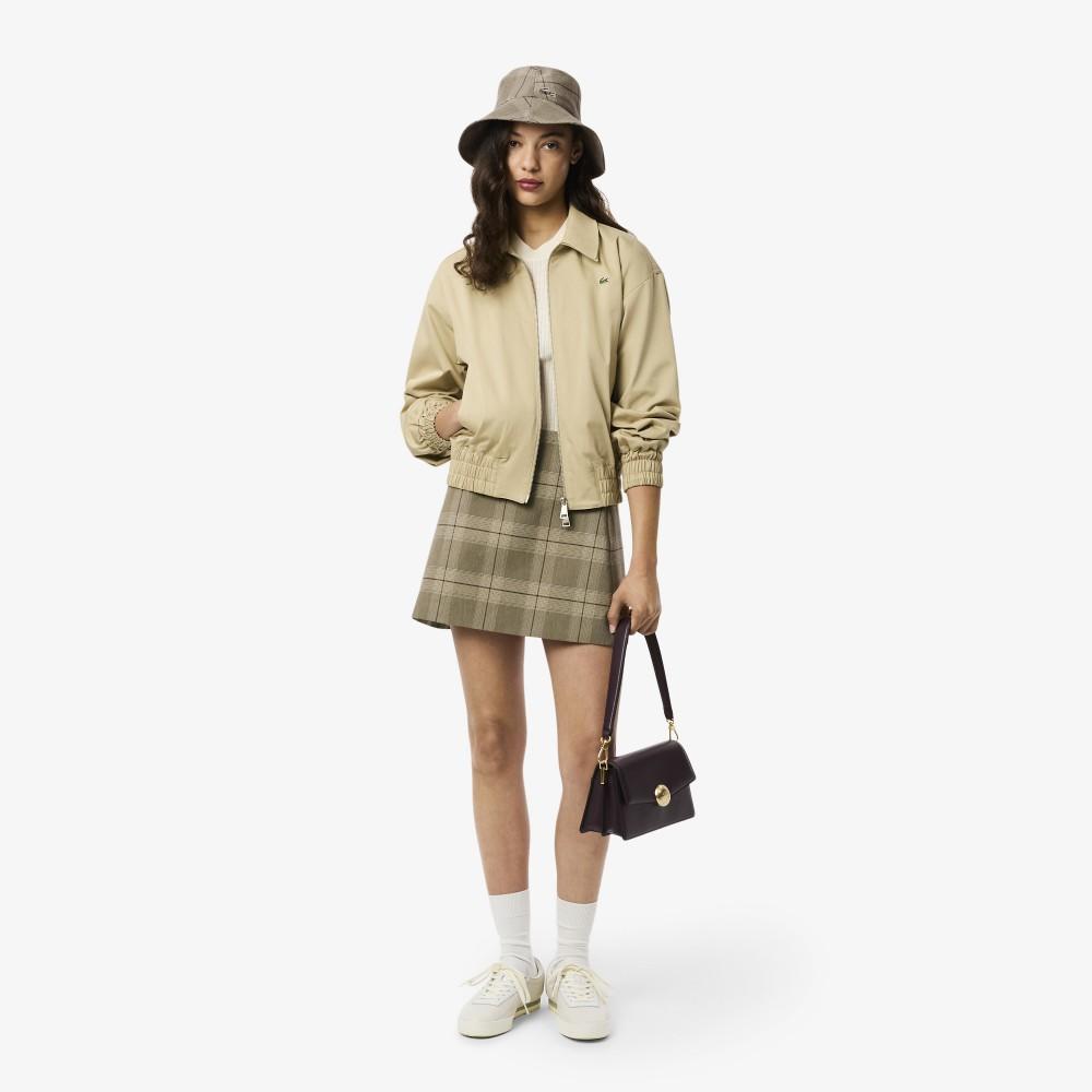 [lacoste] Женская клетчатая панама-ведро RK5632-55NAIM 00M