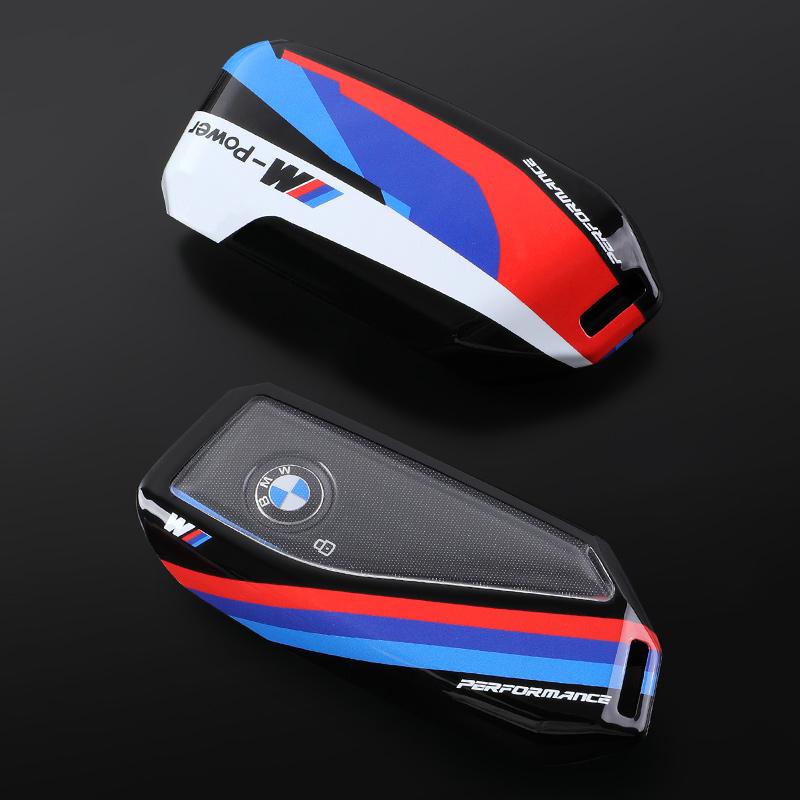 Capa/Estojo para Chave de Carro BMW 740i 760i Série 5 G60 X1 X2 X5 X6 X7 IX1 IX2 IX I5 I7 G05 2023 em ABS+TPU para Controle Remo jbzh05