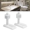 Plastic Bolts Toilet Hinge Screws 2*Sliding Plates 2*Washers Accessories