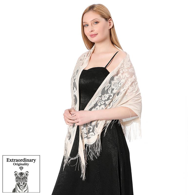 New Lace Triangle Scarf, Bride Bridesmaid Group Wedding Dress, Banquet, Shopping, Tourism Scarf, Girl