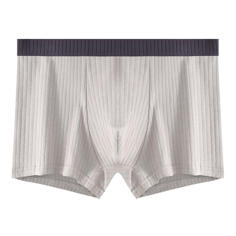 Men's Antibacterial Cotton Boxer Briefs - Trendy & Comfortable for Teens and Boys