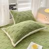 Solstice Velvet Pillowcase Set - 2pcs 48x74cm Winter Funda Almohada, Warm Cushion Cover for Home Bedding