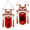 Knitted Hanging Ornament Red Color Wall Hanging Decoration  Chinese New Year