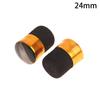 2Pcs Plug Natural Pattern Aluminum Alloy Fishing Tools Fishing Rod Pole Butt Caps Front Cover Stopper Plug End Protective Sleeve