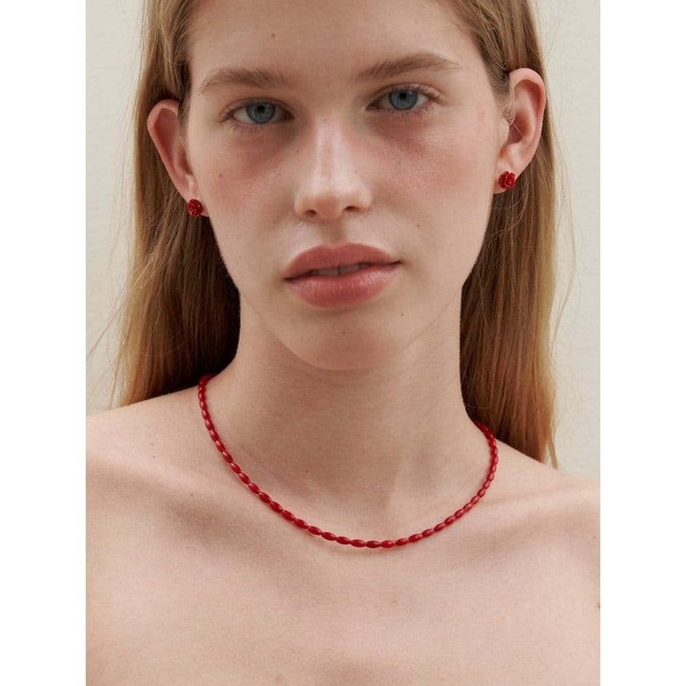 

Coral Lace Necklace