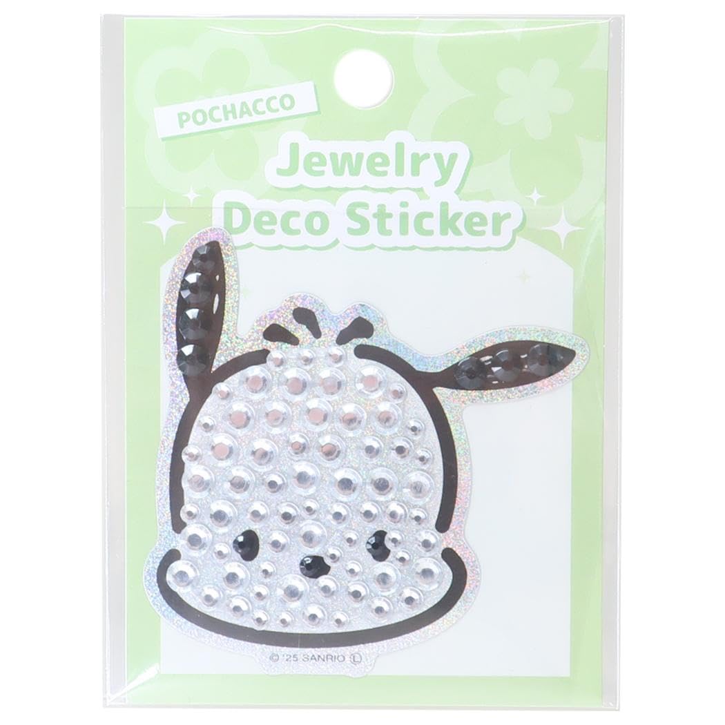 

Pochacco Jewelry Deco Sticker Sanrio [Die-cut Sticker]