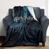 1pc Harry Potter Flannel Blanket Soft Warm Throw for Home, Office, Travel, All-Season Cozy Bedding GiftL1147