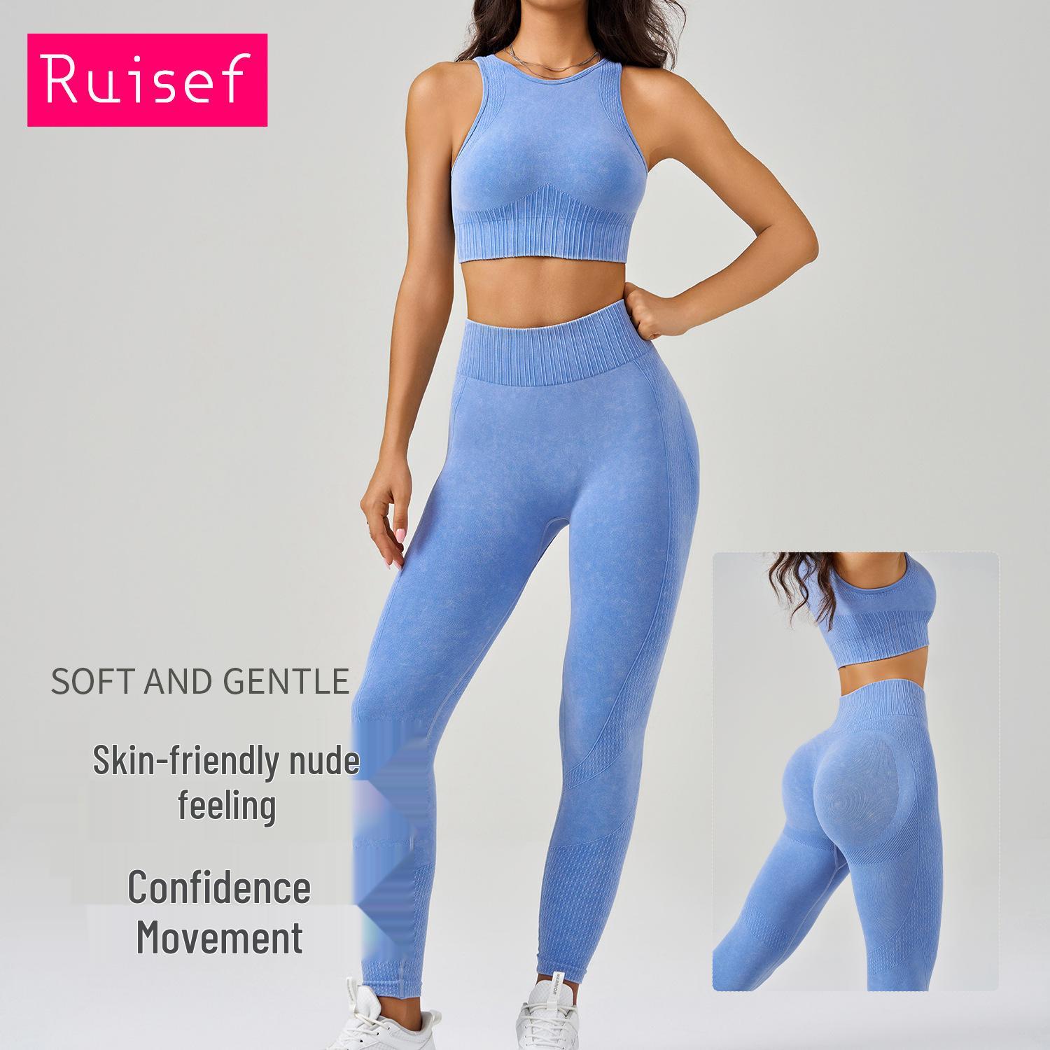 

High-Intensity Sports Bra & High-Waisted Leggings Yoga Set Large