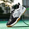 Breathable Anti-Slip Badminton Shoes Men Women Rubber Sole Low-Cut Lightweight Court Sneakers Tennis Table