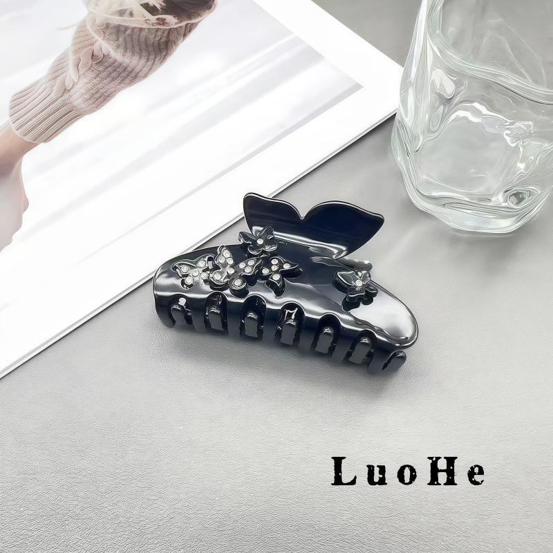 

Pastoral Butterfly Rhinestone Acetate Hair Claw Clip - Girl s Hair Accessory