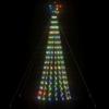 Vidaxl Stożkowa Choinka Z Lampek, 275 Kolorowych Led, 180 Cm