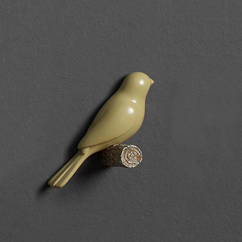 Minimalist Nordic 3D Resin Bird Wall Decoration – Home Ornament
