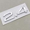 2026 3D ABS Car Logo 1.9 2.0 2.8 3.0 4.2 TDI 3.6 Sticker Trunk Emblem Rear Badge For 4YGYE  A3 A4 A5 A6 A7 A8 Q3 Q5 Q7 Q8 Accessroies