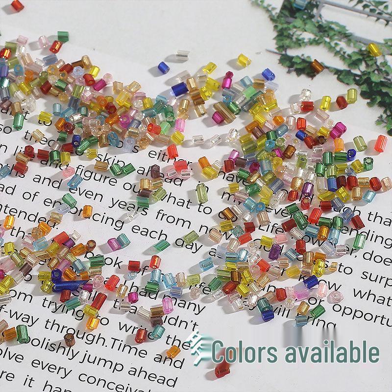 DIY Handgemachte Perlen-Haarnadel: Kreuzstich Glasperlen, Versilbertes Zubehör für Hochzeitskleid/Tasche