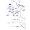 Car Engine Coolant Temperature Control Thermostat Housing Assembly 25600-2G500 86025 902-5128 Efficient Heat Dissipation