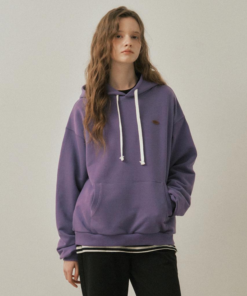 W/Ash Pigment Hooded Sweatshirt_Purple(W25-Tp34)